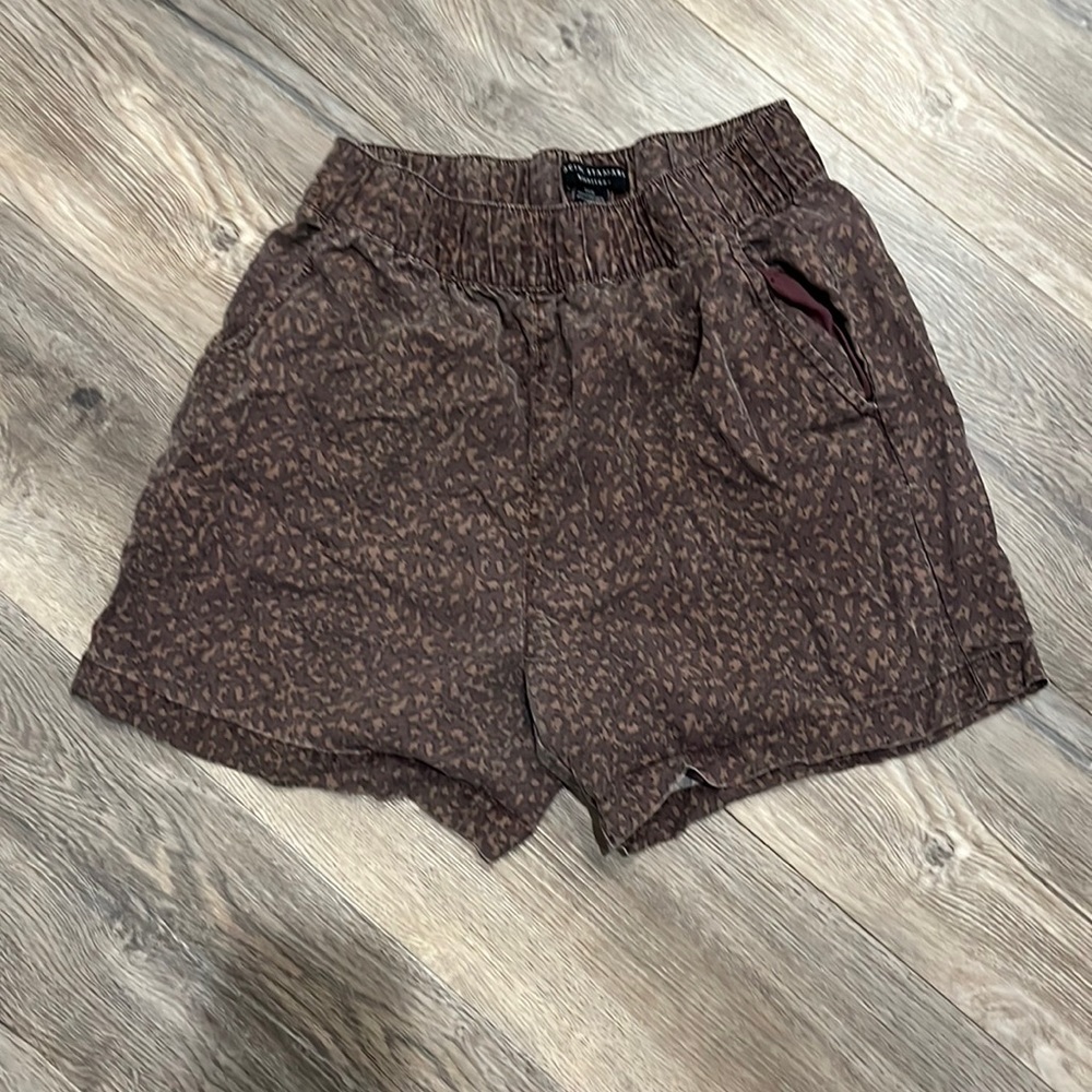 Chetah print shorts size small